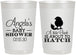 Personalized Baby Shower 22 oz Frosted Cups - Chick About To Hatch | 90199