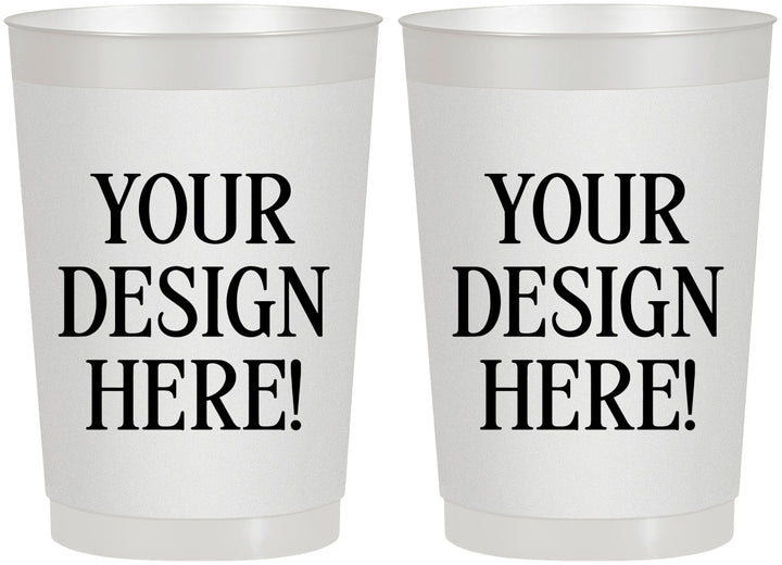 22 oz Frosted Cups - Design Your Own