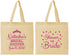 Personalized Bridal Shower Cotton Tote Bags - Shower The Bride | 100001