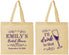 Personalized Bridal Shower Cotton Tote Bags - I'll Drink To The That | 100006