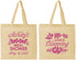 Personalized Bridal Shower Cotton Tote Bags - Love Is Blooming | 100007