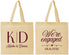 Personalized Engagement Cotton Tote Bags - We Are Engaged | 10001