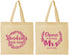 Personalized Bridal Shower Cotton Tote Bags - Future Mrs | 100015