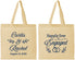 Personalized Engagement Cotton Tote Bags - Happily Ever Engaged | 10004