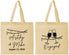 Personalized Engagement Cotton Tote Bags - Engaged | 10007