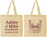 Personalized Engagement Cotton Tote Bags - We Are Engaged | 10009