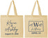 Personalized Wedding Cotton Tote Bags - Colorado | 105