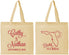 Personalized Wedding Cotton Tote Bags - Florida | 108