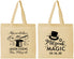 Personalized Bar Mitzvah Cotton Tote Bags - 13th Birthday Magic | 110015