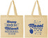 Personalized Bar Mitzvah Cotton Tote Bags - 13th Birthday Mazel Tov | 110017
