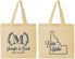 Personalized Wedding Cotton Tote Bags - Idaho | 111
