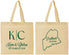 Personalized Wedding Cotton Tote Bags - Maine | 118