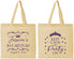 Personalized Bat Mitzvah Cotton Tote Bags - 12th Birthday Tiara | 120002