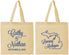 Personalized Wedding Cotton Tote Bags - Michigan | 121