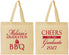 Personalized Graduation Cotton Tote Bags - Class Of 2027 Bbq | 130006