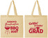 Personalized Graduation Cotton Tote Bags - Class Of 2027 Bbq | 130007