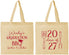 Personalized Graduation Cotton Tote Bags - Class Of 2027 Bbq | 130008