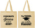 Personalized Graduation Cotton Tote Bags - Class Of 2027 Tassel Hassel | 130012