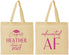 Personalized Graduation Cotton Tote Bags - Class Of 2027 Educated Af | 130019