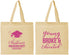 Personalized Graduation Cotton Tote Bags - Class Of 2027 Young Broke | 130026