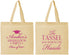 Personalized Graduation Cotton Tote Bags - Class Of 2027 Tassel Hassel | 130030