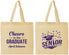 Personalized Graduation Cotton Tote Bags - Class Of 2027 Cheers Graduate | 130035