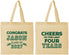 Personalized Graduation Cotton Tote Bags - Class Of 2027 Last Four Years | 130036