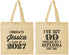 Personalized Graduation Cotton Tote Bags - Class Of 2027 99 Problems | 130047