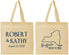 Personalized Wedding Cotton Tote Bags - New York | 131