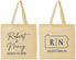 Personalized Wedding Cotton Tote Bags - Pennsylvania | 137
