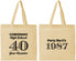 Personalized Class Reunion Cotton Tote Bags - Class Of 1987 40 Year | 140008