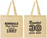 Personalized Class Reunion Cotton Tote Bags - Class Of 1997 30 Year | 140012