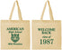 Personalized Class Reunion Cotton Tote Bags - Class Of 1987 40 Year | 140013