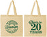 Personalized Class Reunion Cotton Tote Bags - Class Of 2007 20 Year | 140021