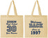 Personalized Class Reunion Cotton Tote Bags - Class Of 1997 30 Year | 140022