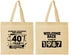 Personalized Class Reunion Cotton Tote Bags - Class Of 1987 40 Year | 140028