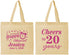 Personalized Retirement Cotton Tote Bags - Off The Clock | 150001