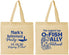 Personalized Retirement Cotton Tote Bags - Ofishally Retired | 150008