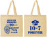 Personalized Retirement Cotton Tote Bags - Police Officer | 150012