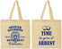 Personalized Retirement Cotton Tote Bags - Police Officer | 150014