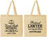 Personalized Retirement Cotton Tote Bags - Lawyer | 150025