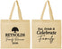 Personalized Family Reunion Cotton Tote Bags - Eat Drink Celebrate | 160053