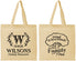 Personalized Family Reunion Cotton Tote Bags - Monogram Tree | 160056