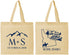 Personalized Wedding Cotton Tote Bags - Idaho | 161