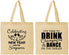 Personalized New Years Cotton Tote Bags - 2027 Drink Dance | 170002