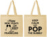 Personalized New Years Cotton Tote Bags - 2027 Pop The Bubbly | 170006