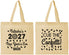 Personalized New Years Cotton Tote Bags - 2027 Nye Confetti | 170012