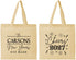 Personalized New Years Cotton Tote Bags - 2027 Cheers | 170018