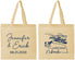 Personalized Wedding Cotton Tote Bags - Nebraska | 176
