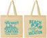 Personalized Family Vacation Cotton Tote Bags - Relax We Are On Vacation | 180006